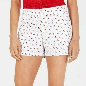 Maison Jules 6 White Baby Peach Shorts NWT BK68